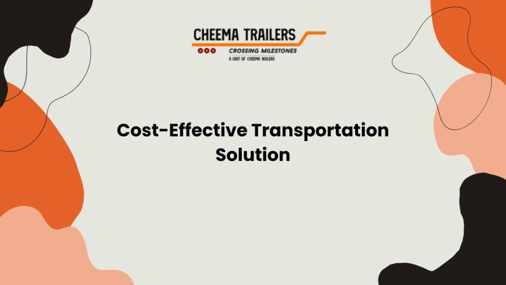 Cost-Effective Transportation Solution