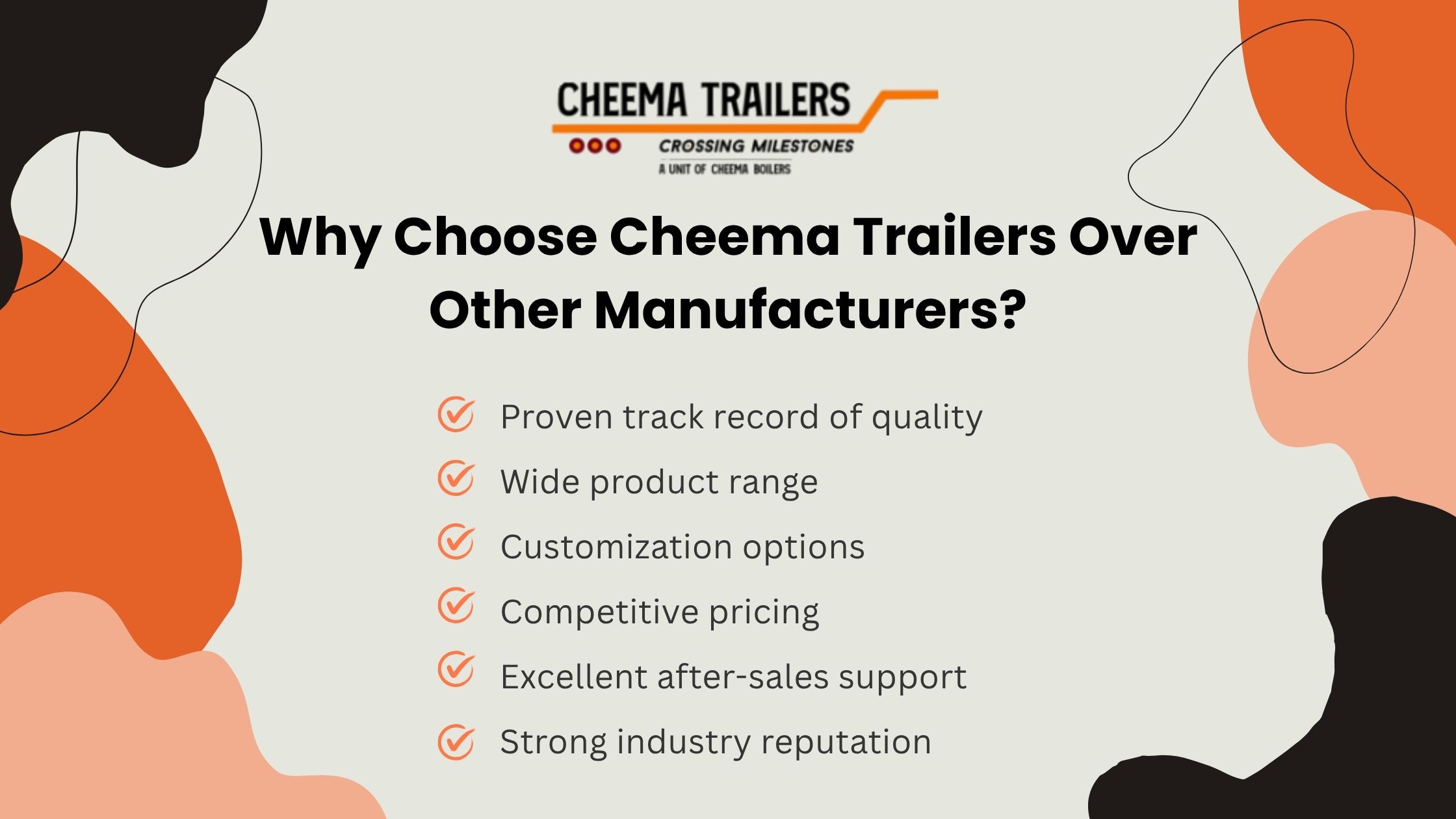 Why Choose Cheema Trailers Over Other Manufacturers
